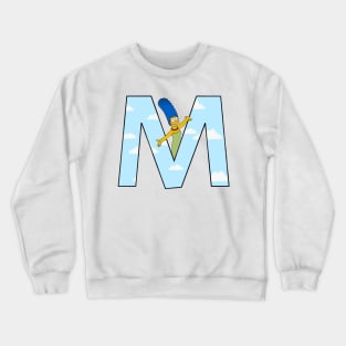 Simpsons letter Crewneck Sweatshirt